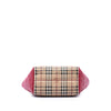 Burberry Small Haymarket Check Coated Canvas and Calfskin Canterbury Tote Secondhand