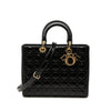 Dior Large Patent Cannage Lady Dior Secondhand