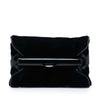 Bottega Veneta Velvet and Patent Clutch Secondhand