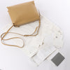 The Row Mini Twin Leather Shoulder Bag in Beige Secondhand