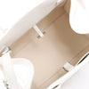 The Row Soft Margaux 10 Leather 2Way Handbag in White Secondhand