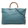 Gucci Large Calfskin Bamboo Shopper Satchel Secondhand