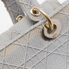 Dior Medium Embroidered Canvas Cannage Lady D Lite Secondhand