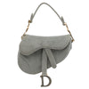 Dior Mini Velvet Crystal Embellished Hardware Saddle Bag Secondhand