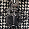 Dior Medium Tweed Fringe Houndstooth Lady Dior Secondhand