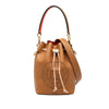 Fendi Small Perforated Leather Mon Tresor Bucket Bag Secondhand