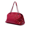 Chanel Maxi Quilted Patent Just Mademoiselle Bowling Bag Secondhand
