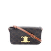 Celine Triomphe Coated Canvas Claude Shoulder Bag Secondhand