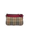 Secondhand Burberry Haymarket Check Nylon Peyton Crossbody