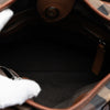 Burberry Smoke Check Coated Canvas Northfield Satchel Secondhand