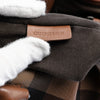 Burberry Smoke Check Coated Canvas Northfield Satchel Secondhand