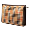 Burberry Haymarket Check Canvas Clutch Secondhand