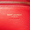Saint Laurent Small Chevron Calfskin Monogram Cabas Satchel Secondhand