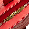 Saint Laurent Small Chevron Calfskin Monogram Cabas Satchel Secondhand