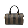 Fendi Mini Pequin Coated Canvas Convertible Boston Bag Secondhand