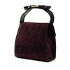 Ferragamo Suede Vara Bow Top Handle Bag Secondhand