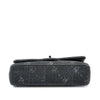 Chanel Medium Classic Printed Denim Double Flap Secondhand