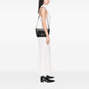 Valentino Leather Demilune Whipstitch Satchel Secondhand