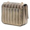 Saint Laurent Small Metallic Grain De Poudre Monogram Vicky Chain Bag Secondhand