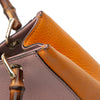 Gucci Mini Bicolor Calfskin Bamboo Shopper Satchel Secondhand