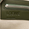 LOEWE Embossed Anagram Leather Wristlet Pouch Secondhand