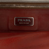 Secondhand Prada Spazzolato Logo Frame Shoulder Bag