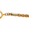 Chanel Gold Plated Diamond Strass Station Chain Long Necklace Secondhand
