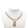 Chanel Gold Plated 31 Rue Cambon Plaque Pendant Necklace Secondhand