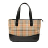 Burberry Haymarket Check Canvas Handbag Secondhand
