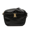 Ferragamo Croc Embossed Leather Vara Crossbody Secondhand