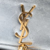 Saint Laurent Small Metallic Calfskin Monogram Kate Tassel Crossbody Secondhand