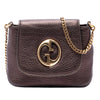 Gucci Small Metallic Pebbled Calfskin 1973 Chain Crossbody Secondhand