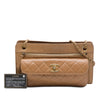 Chanel CC Quilted Lambskin Front Pocket Shoulder Bag Secondhand