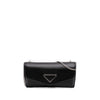 Prada Calfskin Envelope Clutch With Chain Secondhand