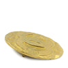 Chanel CC Gold Plated Medallion Brooch Secondhand