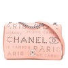 Chanel Perforated Calfskin Logo Eyelet Flap Bag Secondhand