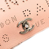 Chanel Perforated Calfskin Logo Eyelet Flap Bag Secondhand