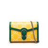 Gucci Bicolor GG Embossed Calfskin Dionysus Wallet on Chain Secondhand