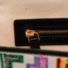 Fendi Chinese Valentines Day Zucca Embroidered Canvas Baguette Satchel Secondhand