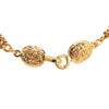 Secondhand Chanel CC Gold Plated Double Chain Clover Pendant Necklace