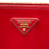 Prada Small Saffiano Vernice Galleria Double Zip Satchel Secondhand