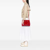 Prada Small Saffiano Vernice Galleria Double Zip Satchel Secondhand