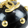 Secondhand Chanel CC Resin Dangling Faux Pearl Clip on Earrings