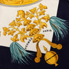Hermès Plumes et Grelots Silk Scarf 90 Secondhand