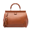 Gucci Medium Calfskin Bold Bamboo Top Handle Bag Secondhand