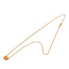 Hermès Gold Plated Enamel Mini Pop H Pendant Necklace Secondhand