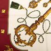 Hermès Les Cles Silk Scarf 90 Secondhand