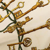 Hermès Les Cles Silk Scarf 90 Secondhand
