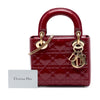 Dior Mini Patent Cannage Lady Dior Secondhand
