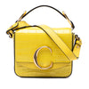 Chloé Mini Croc Embossed Calfskin C Satchel Secondhand